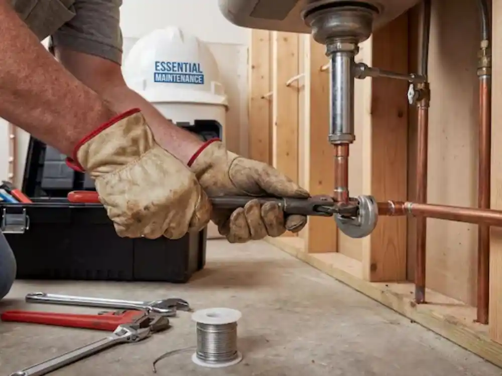 Technician cutting open drywall near a pipe location to access and repair the failure — Burst Pipe Damage Cleanup in Fairfax, VA